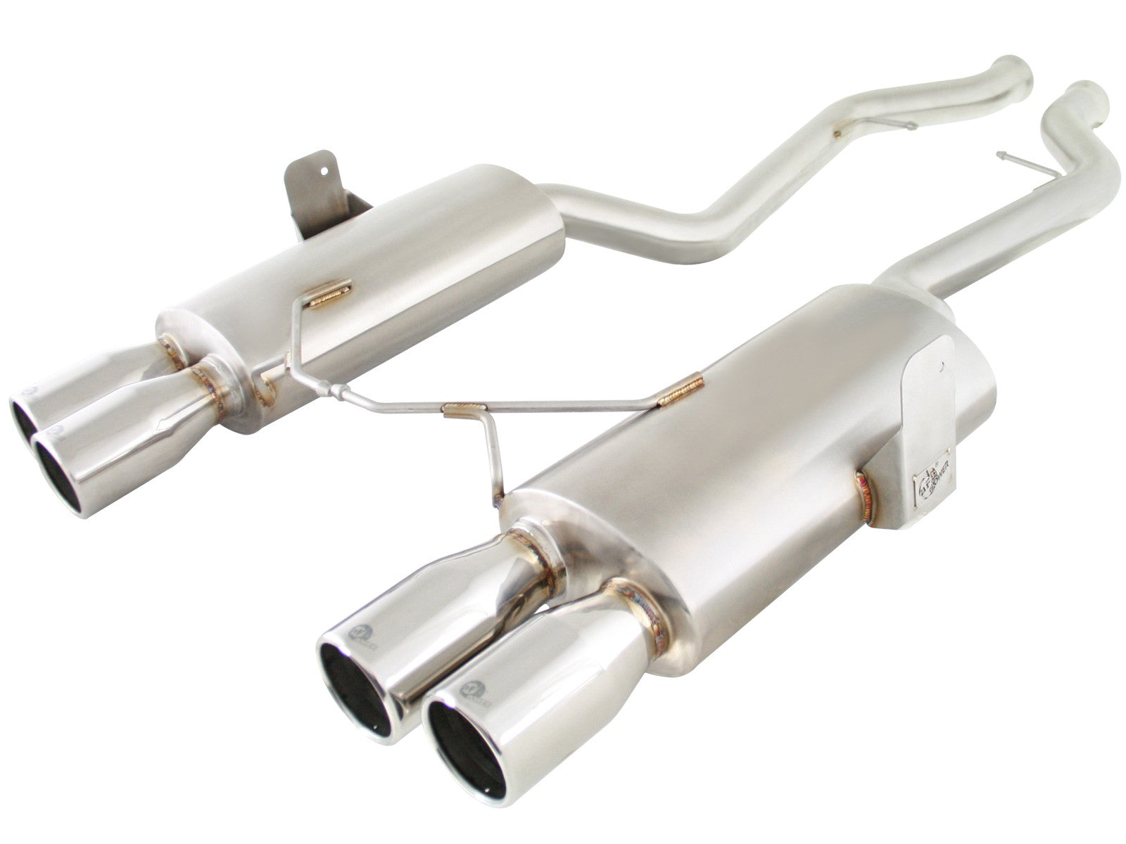 aFe MACHForce XP Exhaust Cat-Back 2.5in Dia SS-304 Polished Tips 07-13 BMW M3 (E92/93) V8 4.0L - 0