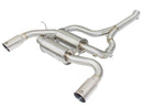 aFe MACHForce XP SS-304 Polish Tip 2.5in Dia Axle Back Exhaust 12-15 BMW 335i (F30) 3.0L (t)-1