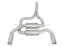 aFe MACHForce XP SS-304 Polish Tip 2.5in Dia Axle Back Exhaust 12-15 BMW 335i (F30) 3.0L (t)-2
