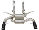 aFe MACHForce XP 2.5in Axle Back Stainless Exhaust w/ Black Tips 07-13 BMW 335i 3.0L L6 (E90/92) N55-3
