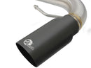 aFe MACHForce XP SS-304 Black Tip 3.0in-2.5in Dia Cat Back Exhaust 11-13 BMW 335i (E90/E92) 3.0L-6