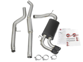 aFe MACHForce XP Exhausts Cat-Back SS-304 w/ Black Tips 12-16 BMW 328i/428i (F30/F32) (t) N20