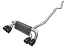 MACH Force-Xp 3 IN to 2-1/2 IN Stainless Downpipe-Back Exhaust w/ Black Tips BMW M2 (F87) 16-18 L6-3.0L (t) N55-2