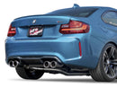 MACH Force-Xp 304 Stainless Steel Downpipe-Back Exhaust w/ Carbon Fiber Tips BMW M2 (F87) 16-18 L6-3.0L (t) N55-10