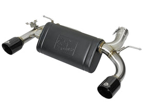 aFe MACHForce XP Exhausts Axle-Back 12-15 BMW 335i 3.0T (SS w/Black Tips) - 0