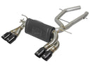 aFe MACH Force-Xp 2-1/2in SS Axle Back Exhaust w/Black Tips 15+ BMW M3/M4 (F80/F82) L6 3.0L (tt) S55-1