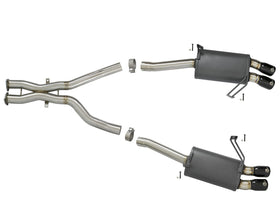 aFe MACH Force-Xp 2-1/2in 304 SS Cat-Back Exhaust w/ Black Tips 05-08 BMW Z4 M Coupe (E86) L6 3.2L - 0