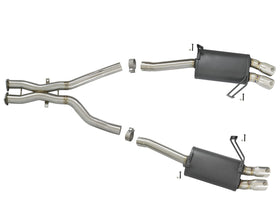 aFe MACH Force-Xp 2-1/2in 304 SS Cat-Back Exhaust w/Polished Tips 05-08 BMW Z4 M Coupe (E86) L6 3.2L - 0