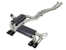 aFe MACH ForceXP 2.5 IN 304 Stainless Steel Cat-Back Exhaust System w/ Black Tips 01-06 BMW M3 (E46)-1