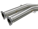 aFe MACH ForceXP 2.5 IN 304 Stainless Steel Cat-Back Exhaust System w/ Black Tips 01-06 BMW M3 (E46)-5