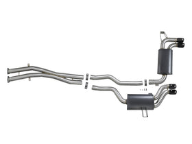aFe MACH ForceXP 2.5 IN 304 Stainless Steel Cat-Back Exhaust System w/ Black Tips 01-06 BMW M3 (E46) - 0