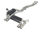 aFe MACH Force-Xp 2.5in 304 SS Cat-Back Exhaust w/ Polished Tips 01-06 BMW M3-1