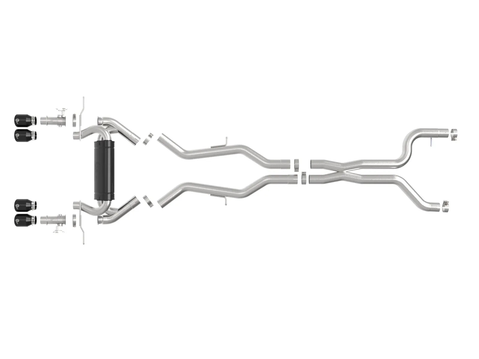 MACH Force-Xp 3 IN to 2-1/2 IN 304 Stainless Steel Cat-Back Exhaust BMW M2 (G87) 23-25 L6-3.0L (tt) S58