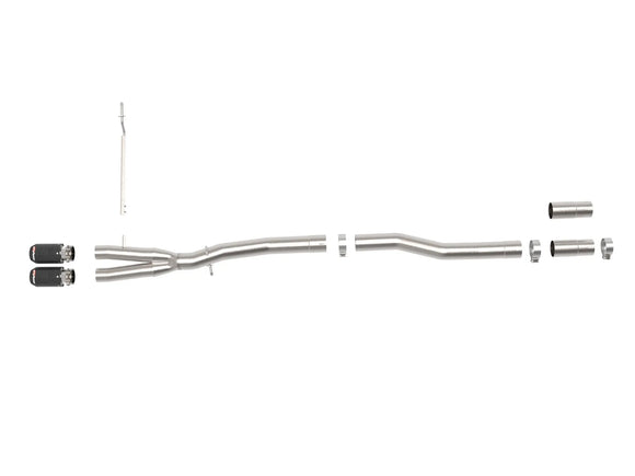 MACH Force-Xp 3 IN to 2-1/2 IN 304 Stainless Steel Cat-Back Exhaust MINI Cooper S 14-24/Cooper S JCW Hardtop 15-24 L4-2.0L (t) 2-Door