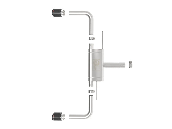 MACH Force-Xp 3 IN to 2-1/2 IN 304 Stainless Steel Axle-Back Exhaust System