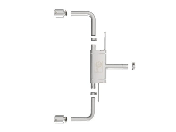 MACH Force-Xp 3 IN to 2-1/2 IN 304 Stainless Steel Axle-Back Exhaust System