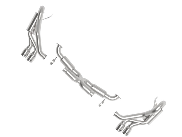 aFe MACHForce XP 12-16 Porsche 911 Carrera H6-3.8L SS-304 Cat-Back Exhaust w/ Polished Quad Tips