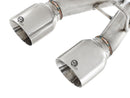 aFe MACHForce XP 2-1/2in SS-304 Cat-Back Exhausts w/ Polished Dual Tips 2008 VW Golf R32 V6-3.2L MKV-3