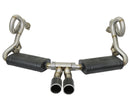 aFe MACHForce-Xp 2in 304 SS Cat-Back Exhaust w/Carbon Fiber Tips 13-16 Porsche Boxster 2.7L/3.4L-2