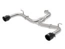 aFe MACH Force-Xp 3in to 2-1/2in Stainless Steel Axle-Back Black Exhaust - 15-17 Volkswagen GTI-1