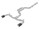 aFe MACH Force-Xp 3 IN to 2-1/2 IN Stainless Steel Cat-Back Exhaust Carbon Volkswagen GTI 15-17-1