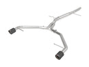 aFe 17-19 Audi A4 (L4-2.0L) MACH Force-Xp  Stainless Steel Axle-Back Exhaust System - Carbon Tip-1