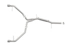 aFe MACHForce XP 3in-2.5in SS Exhaust Axle-Back 17-19 Audi A4 (B9) L4-2.0L (t) - Polished-2