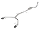 aFe 17-19 Audi A4 (B9) MACH Force-Xp 3in to 2.5in 304 SS Cat-Back Exhaust System-Dual Carbon Tips-1