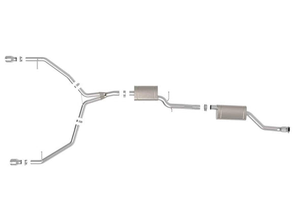 Afe MACH Force-Xp 3 IN To 2-1/2 IN 304 Stainless Steel Cat-Back Exhaust System - Audi B8 Allroad