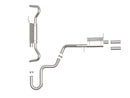 AFe Mach Force-XP 3" To 2-1/2" 304 Stainless Steel Hi-Tuck Cat-Back Exhaust System - VW / 2.0 / 3.6 / Atlas | 49-36452-5
