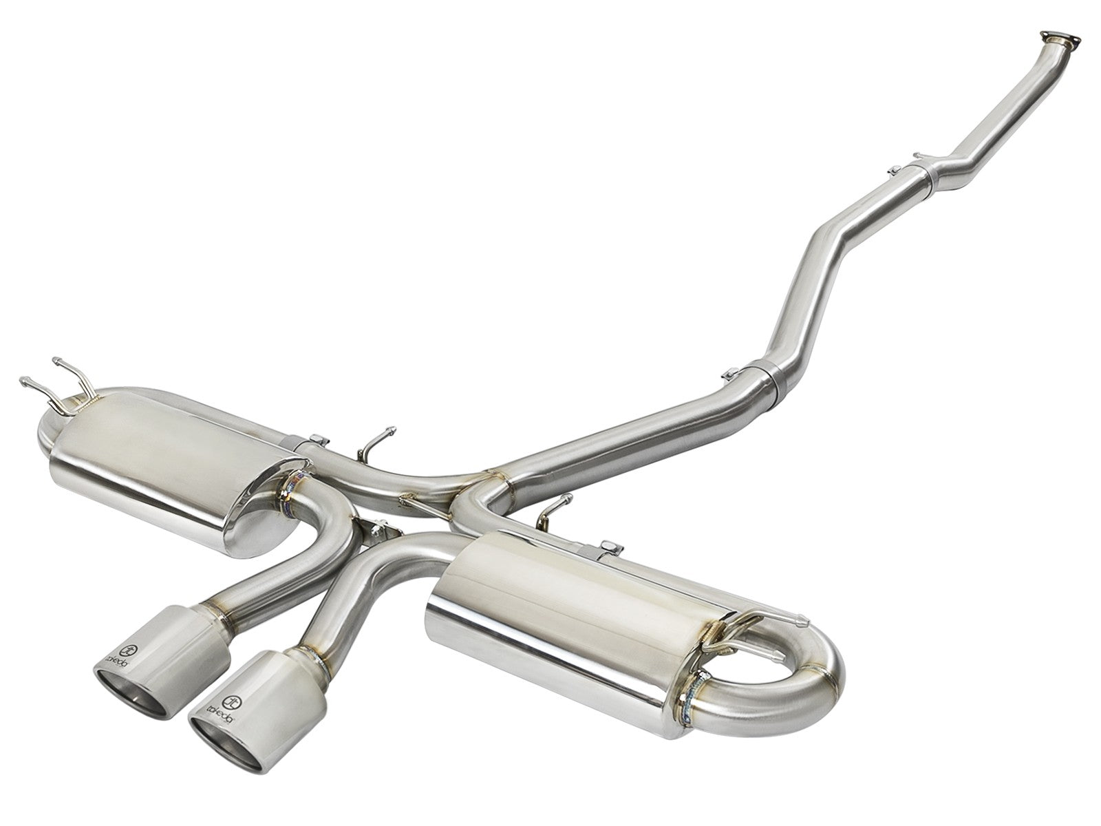 aFe Takeda 3in 304 SS Cat-Back Exhaust System w/ Polished Tips 2017 Honda Civic Si I4 1.5L