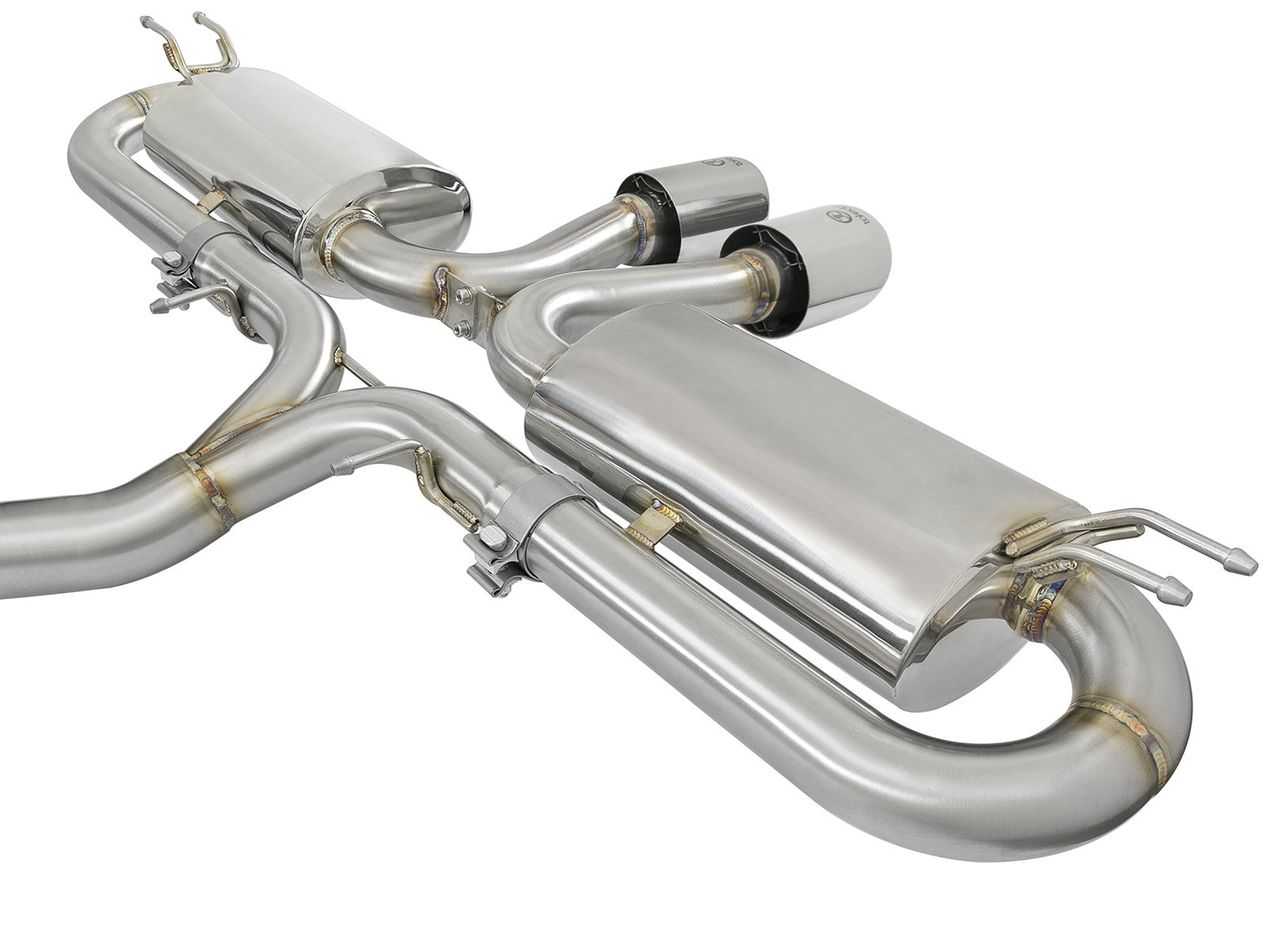 aFe Takeda 3in 304 SS Cat-Back Exhaust System w/ Polished Tips 2017 Honda Civic Si I4 1.5L