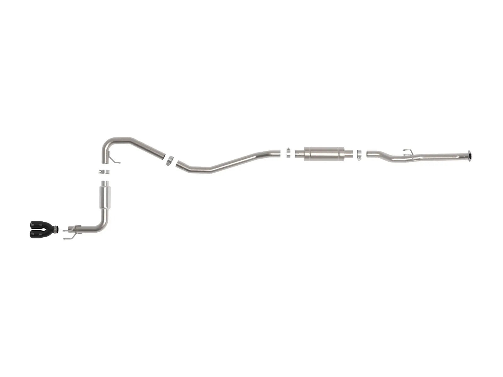 Takeda 2-1/2 IN 304 Stainless Steel Cat-Back Exhaust System Honda Civic Sport Hatchback 22-25 L4-2.0L