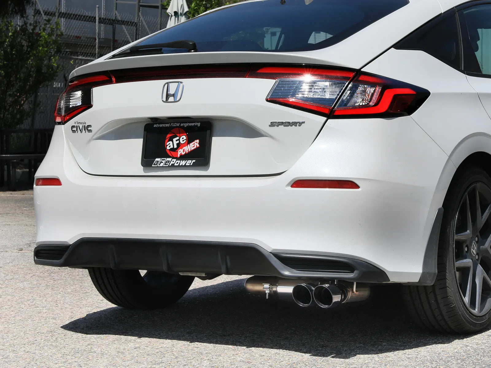 Takeda 2-1/2 IN 304 Stainless Steel Cat-Back Exhaust System Honda Civic Sport Hatchback 22-25 L4-2.0L