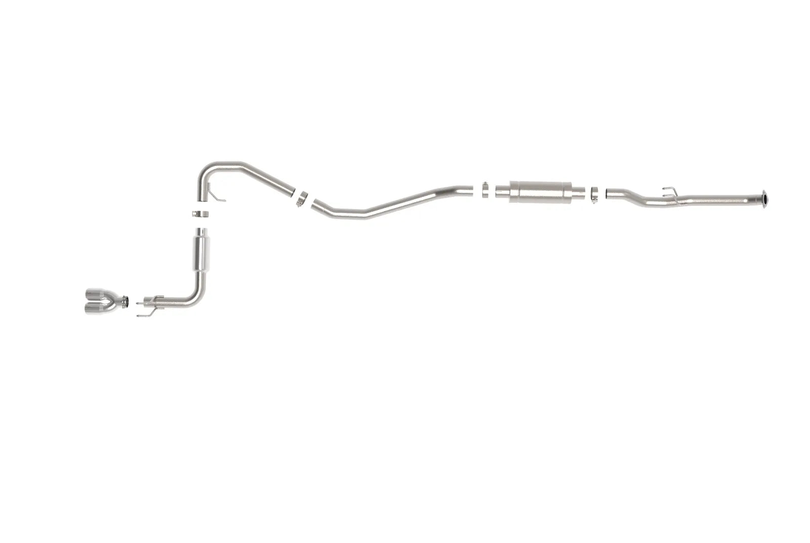 Takeda 2-1/2 IN 304 Stainless Steel Cat-Back Exhaust System Honda Civic Sport Hatchback 22-25 L4-2.0L
