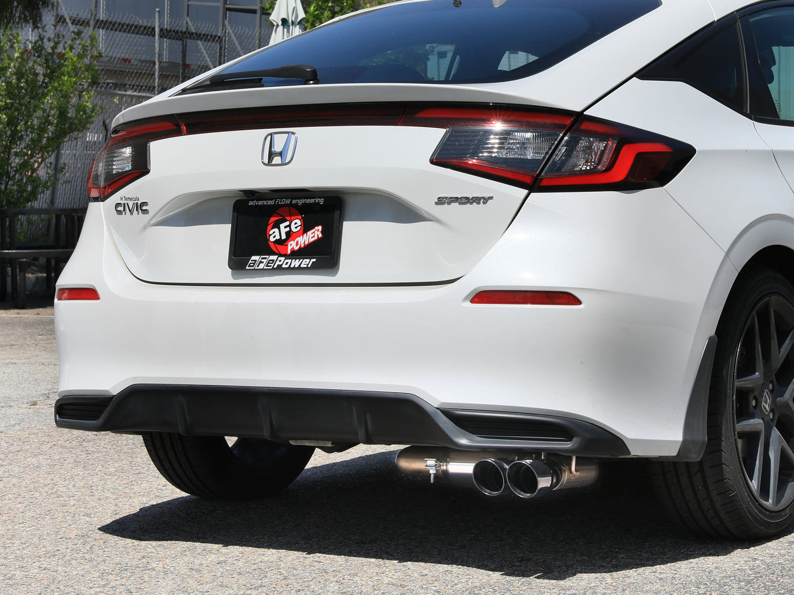 Takeda 2-1/2 IN 304 Stainless Steel Cat-Back Exhaust System Honda Civic Sport Hatchback 22-25 L4-2.0L
