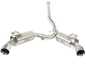 aFe Takeda Exhaust 304SS Dual Cat-Back w/ Polished Tips 08-13 Mitsubishi Lancer Evo X L4 2.0L Turbo - 0