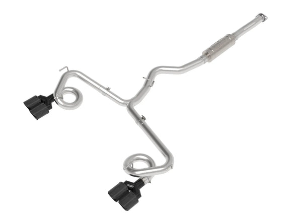 Takeda 3 IN to 2-1/2 IN 304 Stainless Steel Cat-Back Exhaust System Subaru WRX/STI 15-21 H4-2.0/2.5L (t)