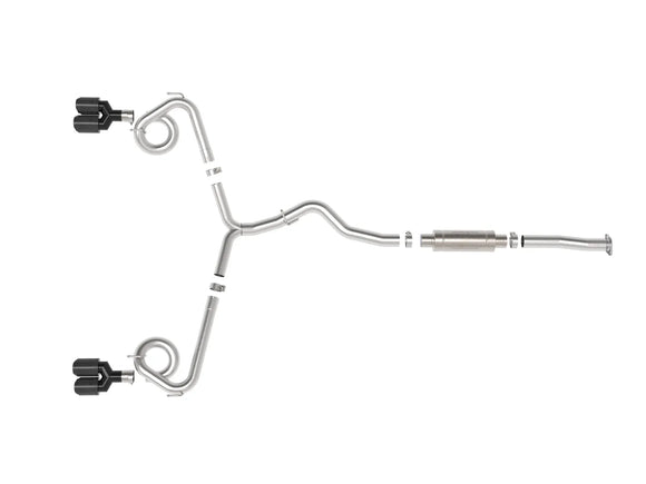 Takeda 3 IN to 2-1/2 IN 304 Stainless Steel Cat-Back Exhaust System Subaru WRX/STI 15-21 H4-2.0/2.5L (t)