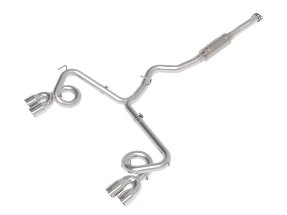 Takeda 3 IN to 2-1/2 IN 304 Stainless Steel Cat-Back Exhaust System Subaru WRX/STI 15-21 H4-2.0/2.5L (t)