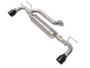 aFe 19-23 Mazda 3 L4 2.5L Takeda 3in to 2-1/2in 304 Stainless Steel Axle-Back Exhaust-1