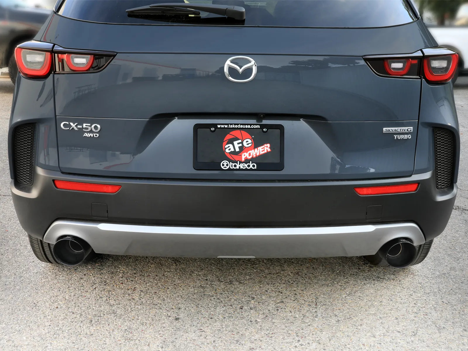 Takeda 2-1/2 IN 304 Stainless Steel Axle-Back Exhaust System Mazda CX-50 23-25 L4-2.5L/2.5L (t)