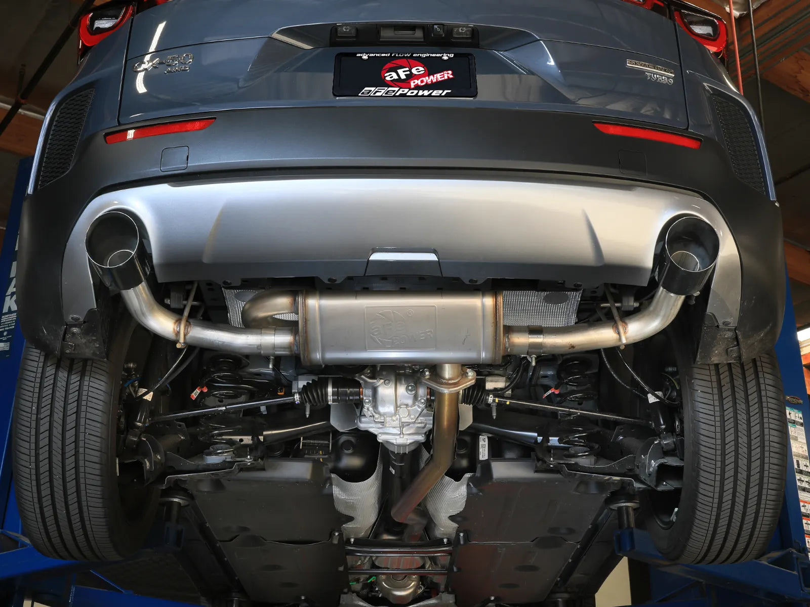 Takeda 2-1/2 IN 304 Stainless Steel Axle-Back Exhaust System Mazda CX-50 23-25 L4-2.5L/2.5L (t)
