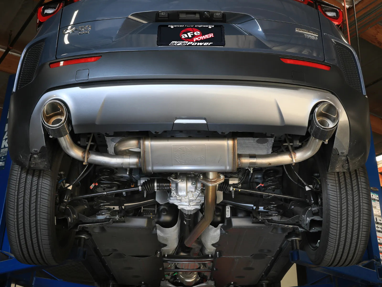 Takeda 2-1/2 IN 304 Stainless Steel Axle-Back Exhaust System Mazda CX-50 23-25 L4-2.5L/2.5L (t)
