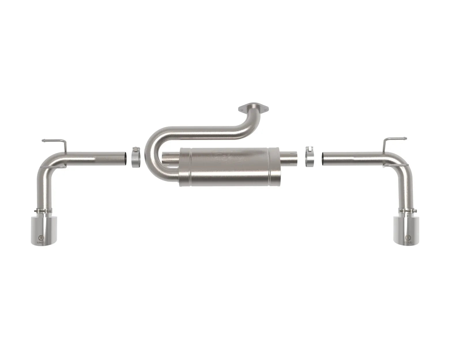 Takeda 2-1/2 IN 304 Stainless Steel Axle-Back Exhaust System Mazda CX-50 23-25 L4-2.5L/2.5L (t)