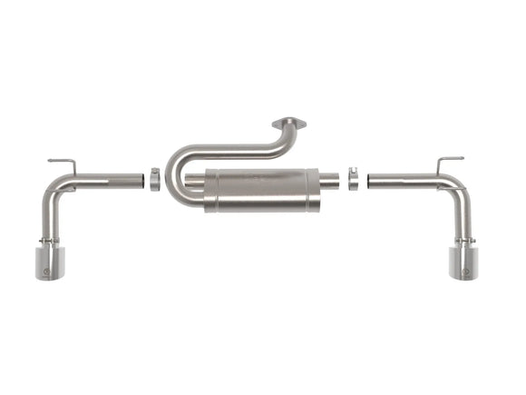 Takeda 2-1/2 IN 304 Stainless Steel Axle-Back Exhaust System Mazda CX-50 23-25 L4-2.5L/2.5L (t)