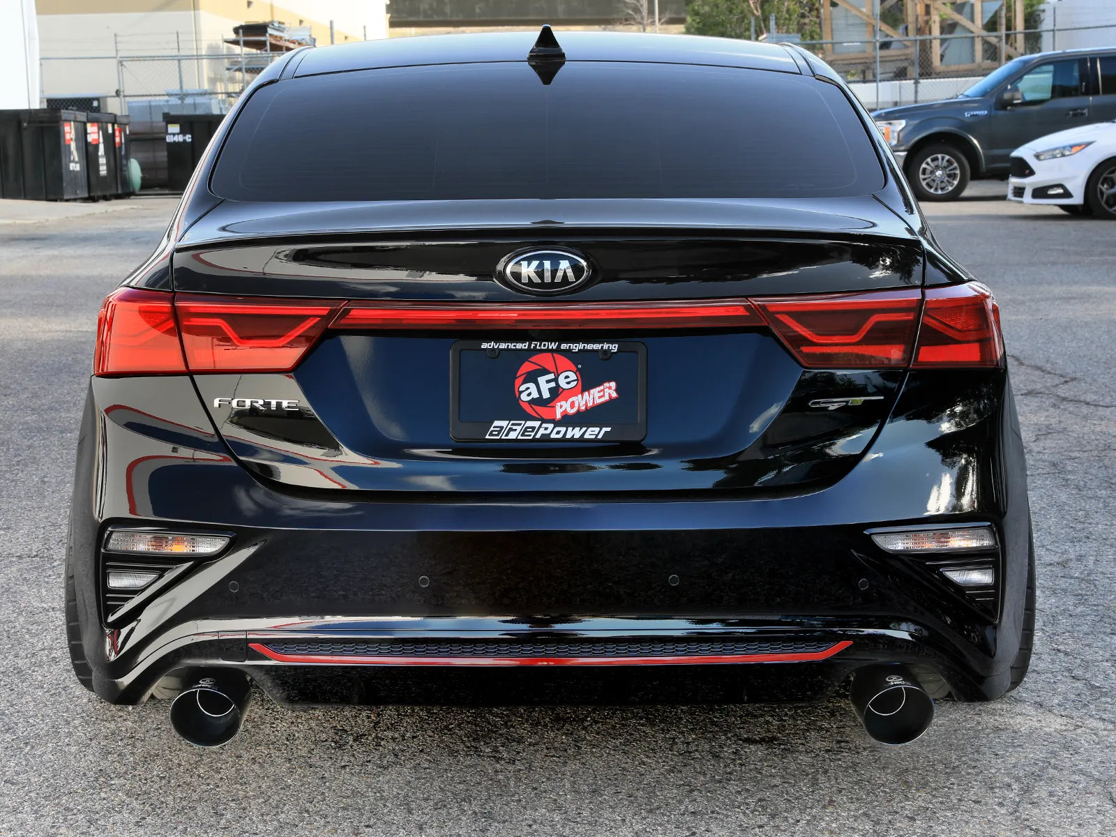 Takeda 3 IN to 2-1/2 IN 304 Stainless Steel Axle-Back Exhaust Kia Forte GT 20-21 L4-1.6L (t)