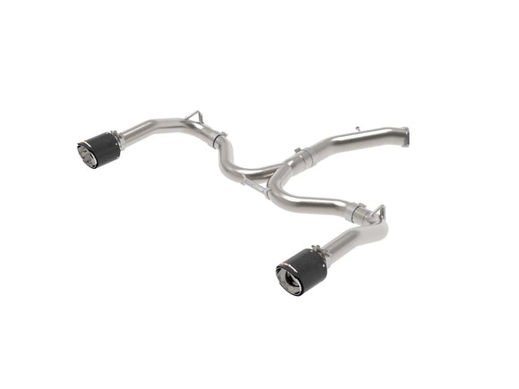 Takeda 3 IN to 2-1/2 IN 304 Stainless Steel Axle-Back Exhaust Kia Forte GT 20-21 L4-1.6L (t)