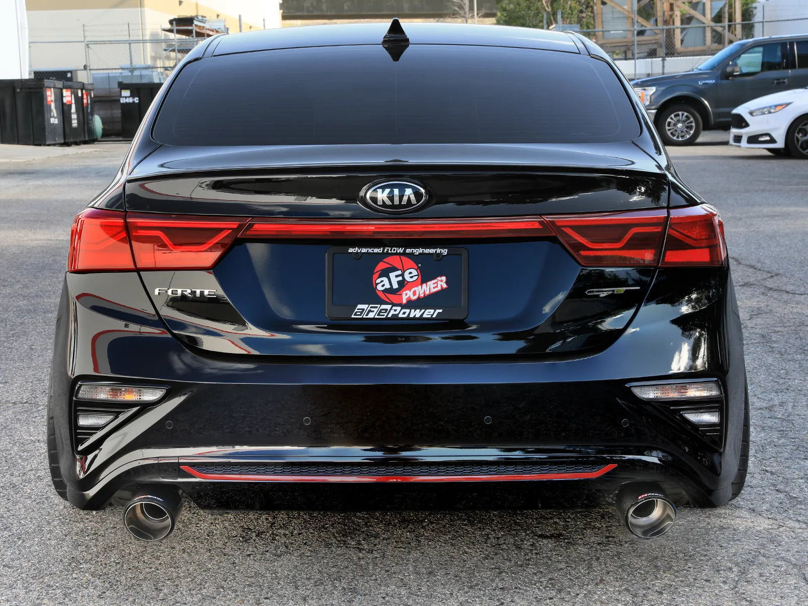 Takeda 3 IN to 2-1/2 IN 304 Stainless Steel Axle-Back Exhaust Kia Forte GT 20-21 L4-1.6L (t)