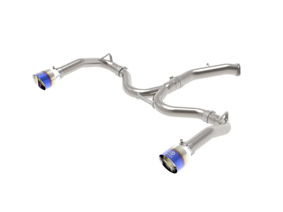 Takeda 3 IN to 2-1/2 IN 304 Stainless Steel Axle-Back Exhaust Kia Forte GT 20-21 L4-1.6L (t)